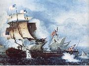 Thomas Birch Ship oil painting reproduction